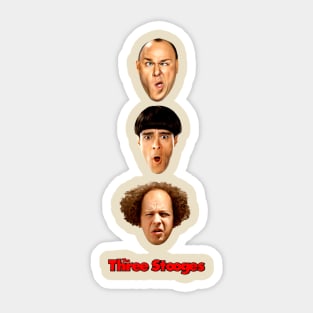 The three stooges t-shirt Sticker